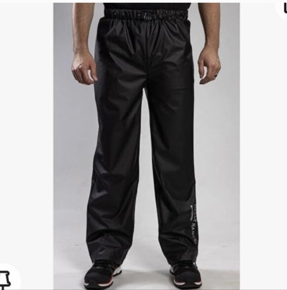 Helly-Hansen Men's Workwear Voss Waterproof Rain Pant Size Large Black